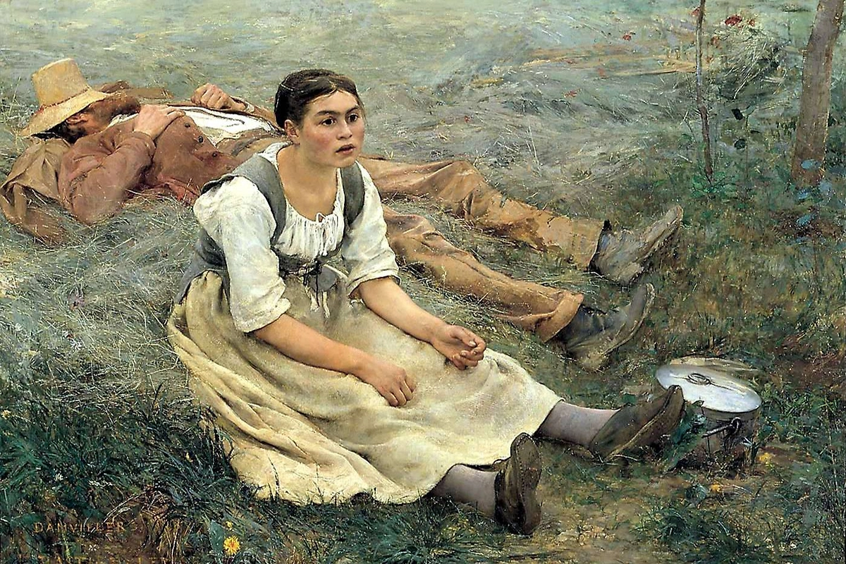 Средневековые крестьяне... Главной их работой было обеспечение собственной жизнедеятельности. Фото © Wikipedia / Жюль Бастьен-Лепаж