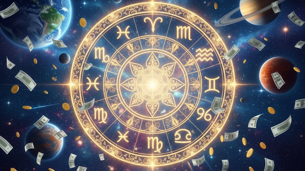 Денежные знаки зодиака: кому звёзды обещают богатство. Фото © Nano Banana AI