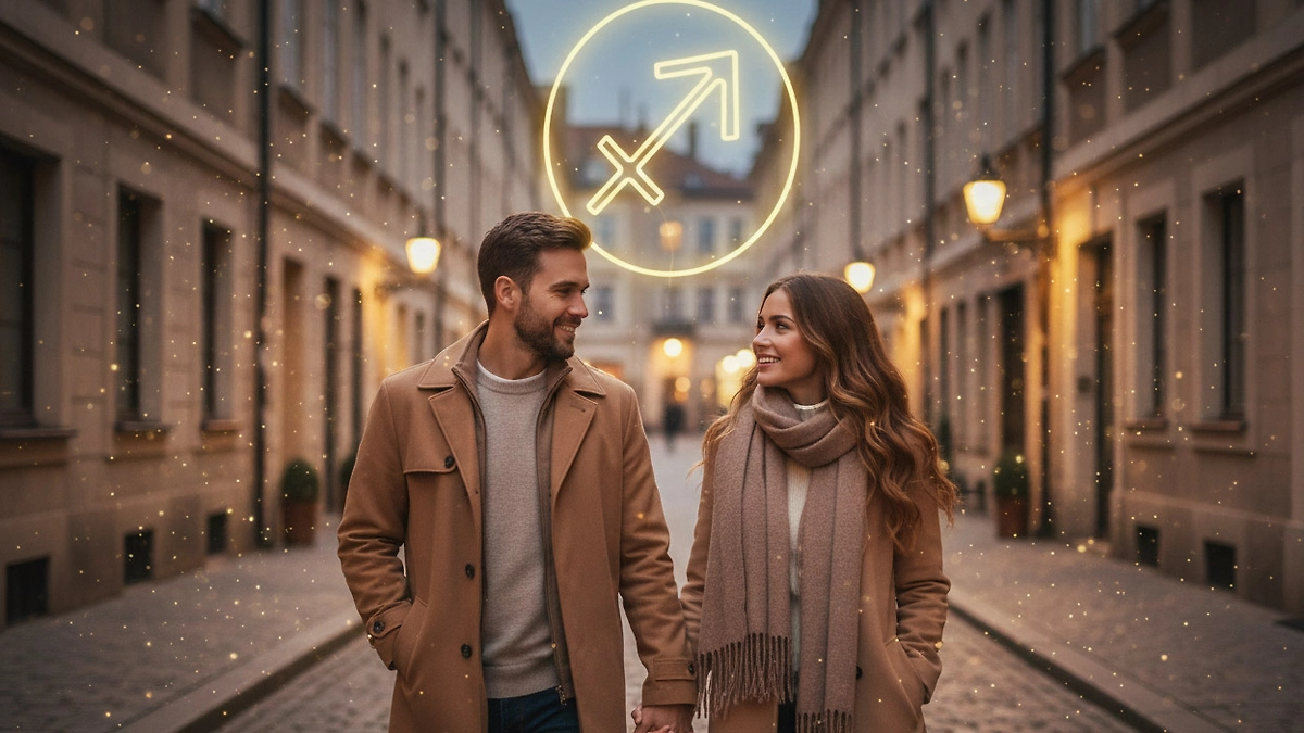 Любовный гороскоп Стрелец на 2026 год. Фото © Nano Banana AI