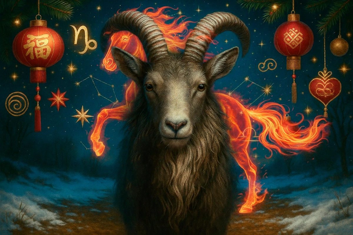 Козерог и Лошадь: совместимость по китайскому гороскопу. Фото © ChatGPT, © Gemini