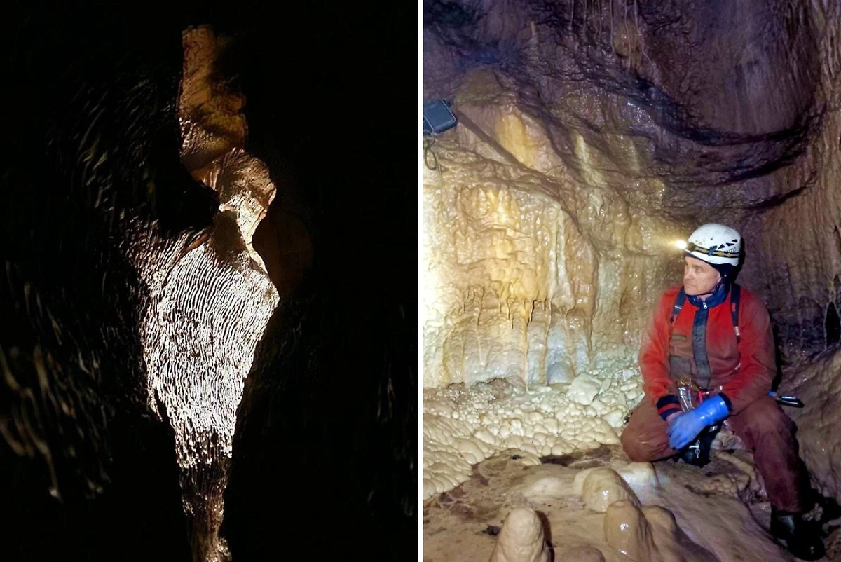 В Башкирии спелеологи назвали новую пещеру в честь паука из «Гарри Поттера». Фото © VK / Национальный парк «Башкирия»