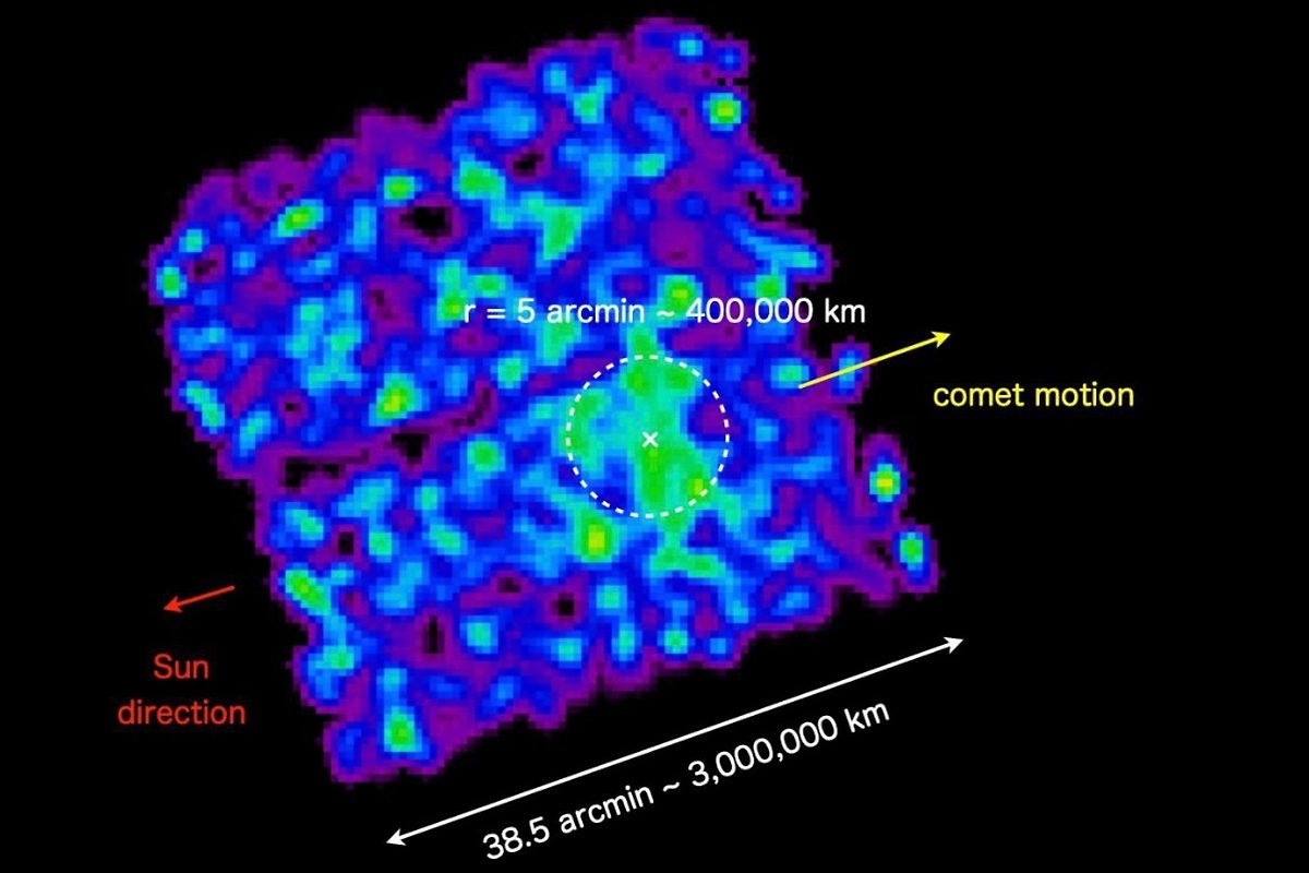 Снимок «корабля пришельцев». Фото © Х /XRISM 
