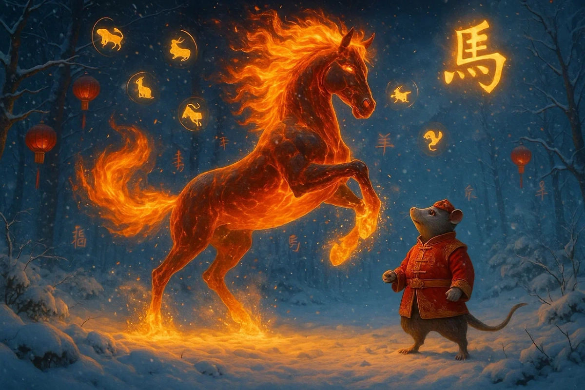 Год Огненной Лошади 2026: опасные знаки китайского зодиака. Фото © Chat GPT