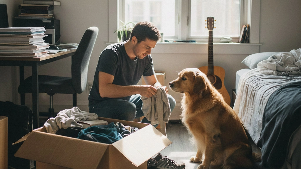 Расхламление квартиры: семь техник, которые реально работают. Фото © Nano Banana