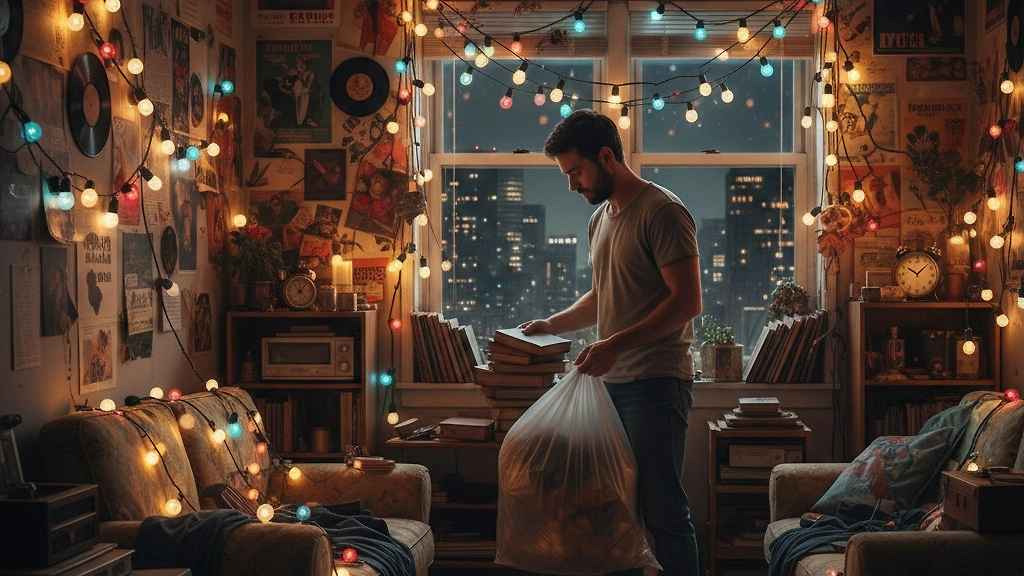 Избавление от хлама в квартире: пошаговая инструкция для всех. Фото © Nano Banana