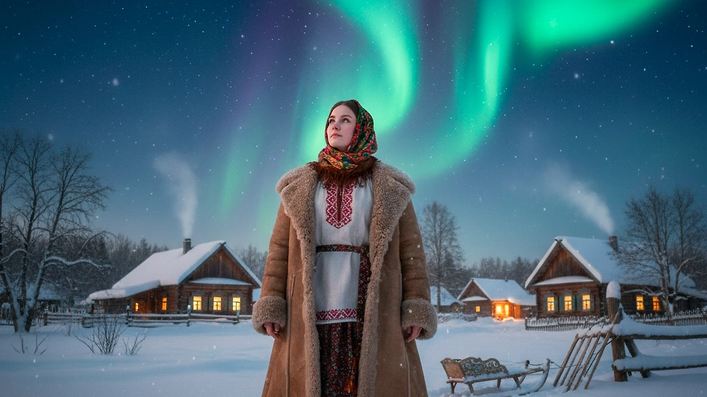 Народные приметы на Настасьин день, 4 января, относятся к типу зимних. По празднику судили, какая погода будет в следующие пару месяцев. Фото © Gemini Nano Banana