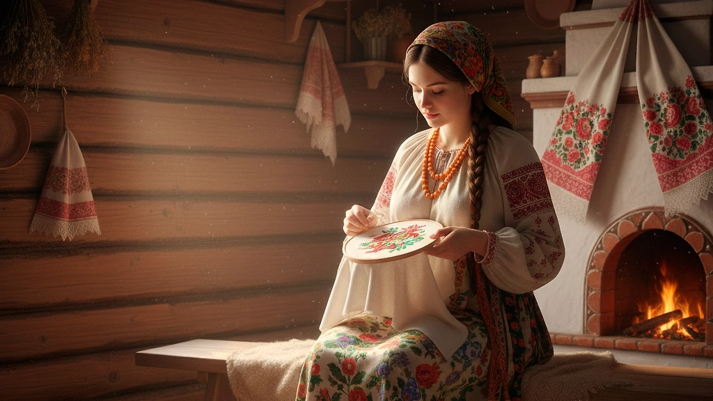 Настасьин день, или День памяти Анастасии Узорешительницы, был официальным выходным днём для женщин. Фото © Gemini Nano Banana