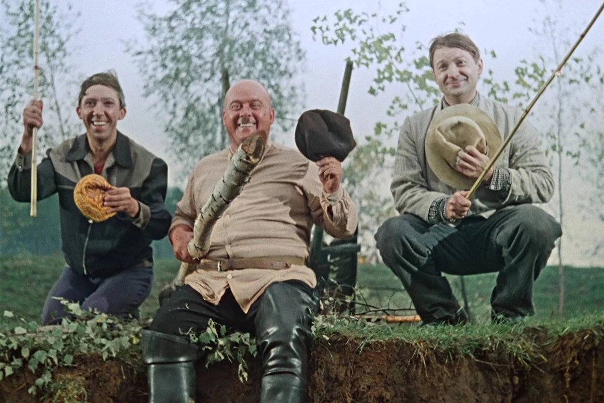 Юрий Никулин в фильме «Пёс Барбос и необычный кросс» (1961). Фото © Кадр из фильма «Пёс Барбос и необычный кросс», режиссёр Леонид Гайдай, сценаристы Леонид Гайдай, Степан Олейник / Kinopoisk