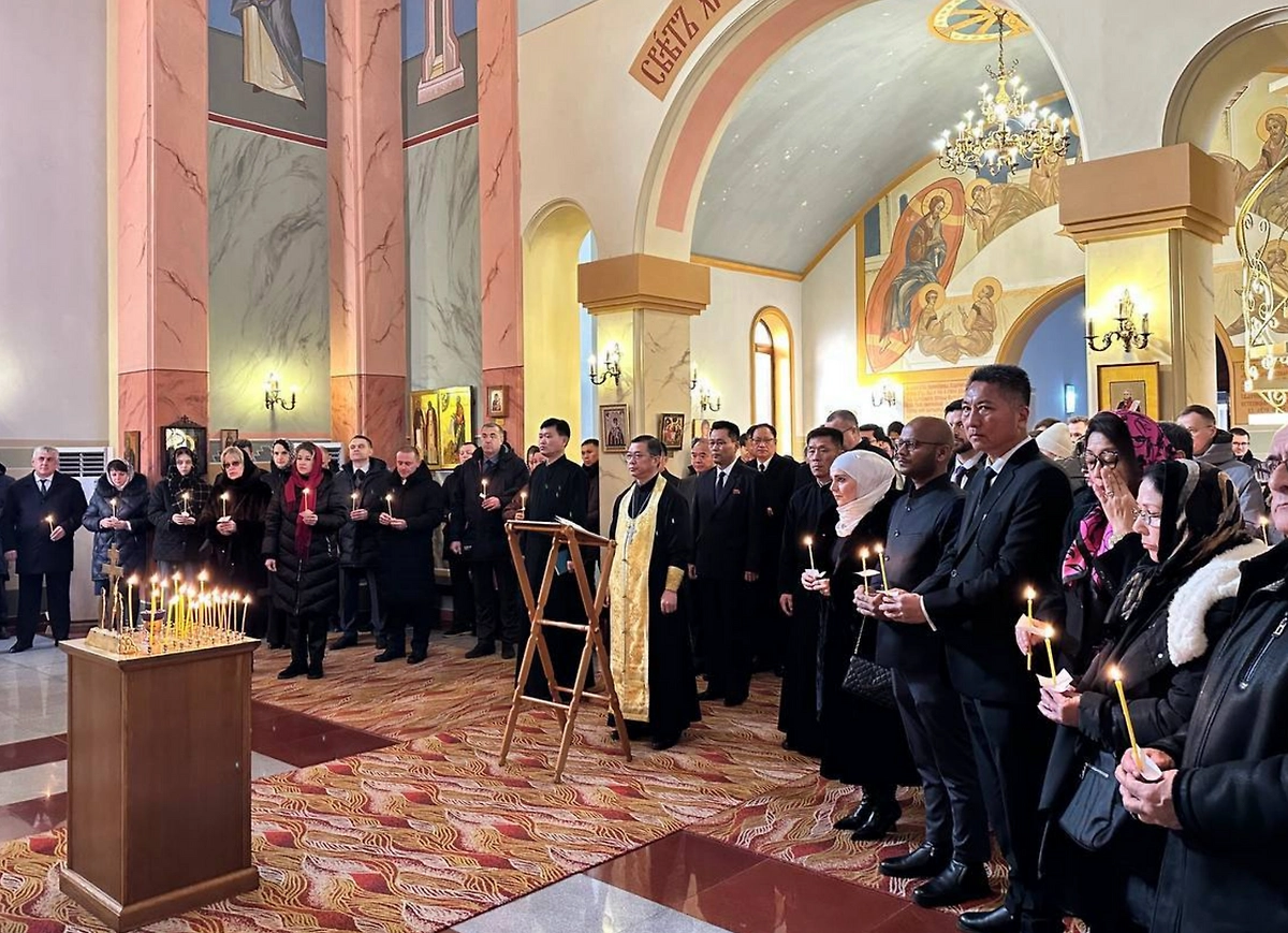 Панихида. Фото © Telegram / K-ORTHODOX