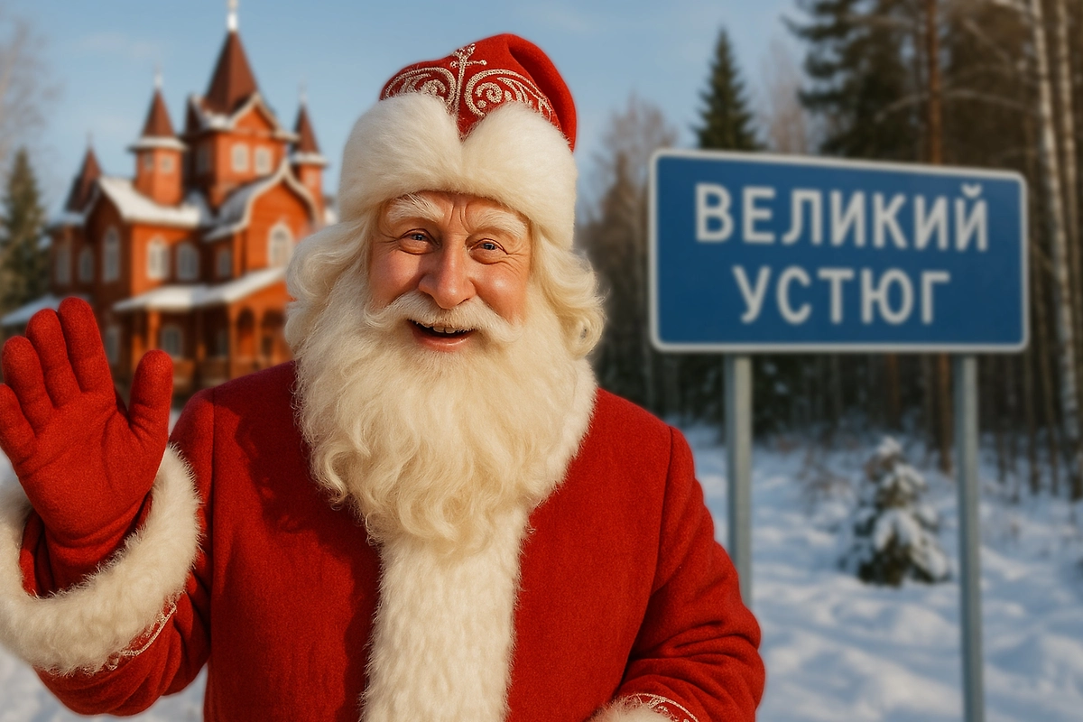 Официальная карта сказочных персонажей России: где живёт Дед Мороз? Фото © ChatGPT