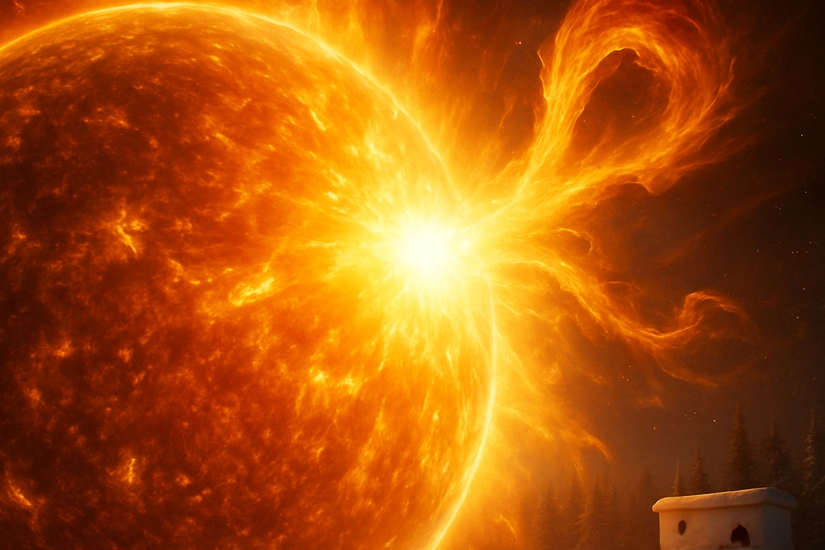 Магнитные бури в декабре 2025: когда их ждать, с какой силой по нам ударит Солнце? Фото © ChatGPT