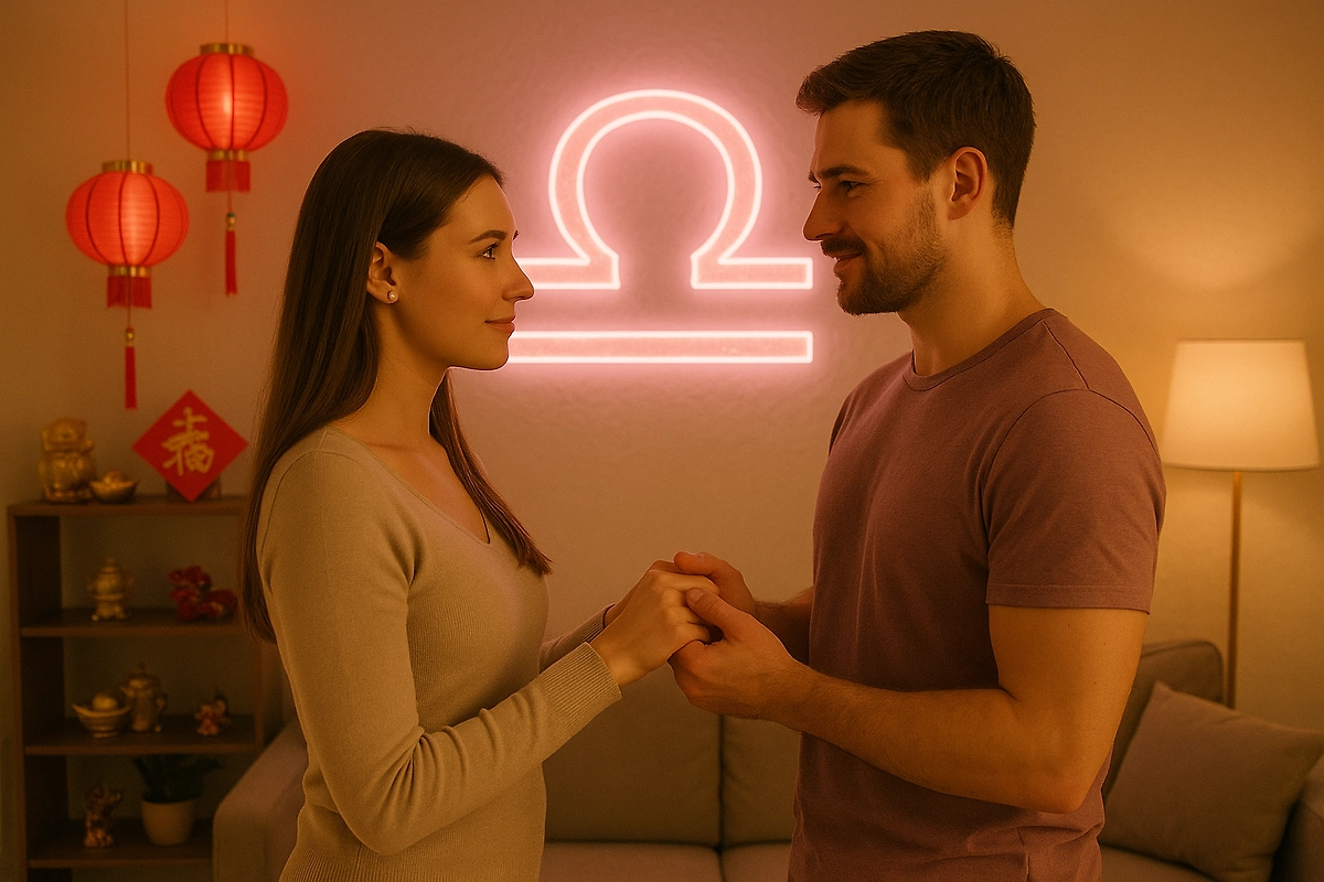 Любовь и отношения для Весов в 2026 году. Фото © ChatGPT