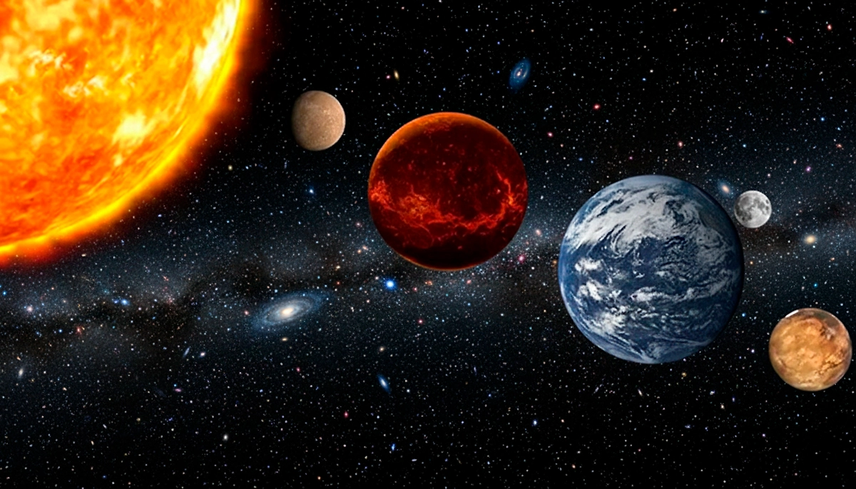 Вифлеемская звезда 7 января 2026: редчайший парад планет раз в двести лет. Фото © Gemini Nano Banana