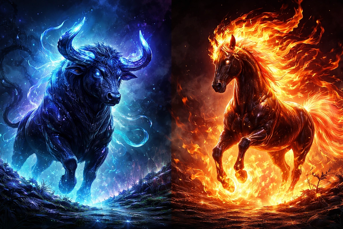 Совместимость года Быка и года Лошади 2026. Фото © ChatGPT