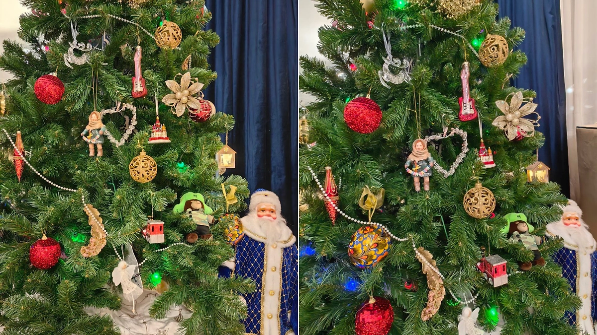 Ёлка в доме у депутата Госдумы Анны Кузнецовой. Фото © Life.ru