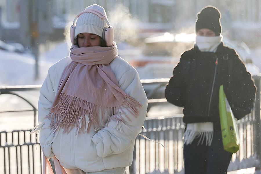 Погода в Сибири в январе 2026-го. Фото © ТАСС / Кирилл Кухмарь