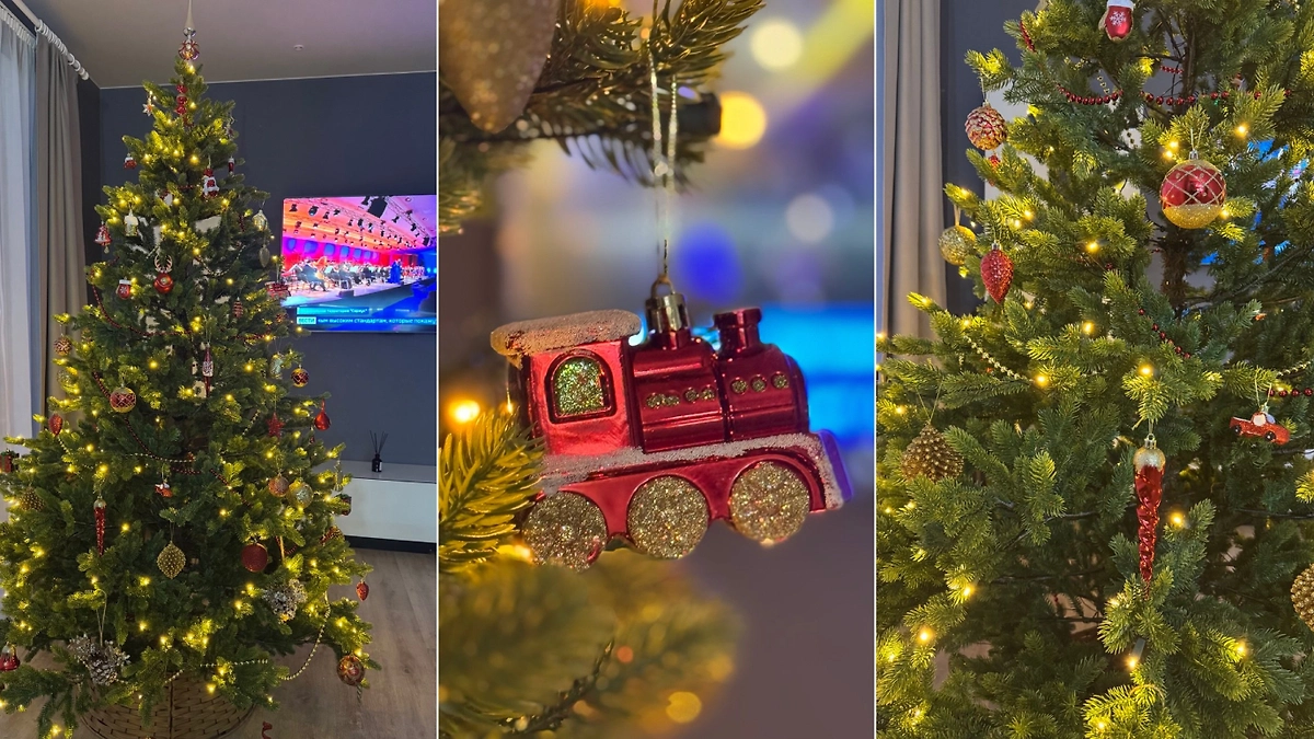 Ёлка в доме у депутата Госдумы Евгения Ревенко. Фото © Life.ru