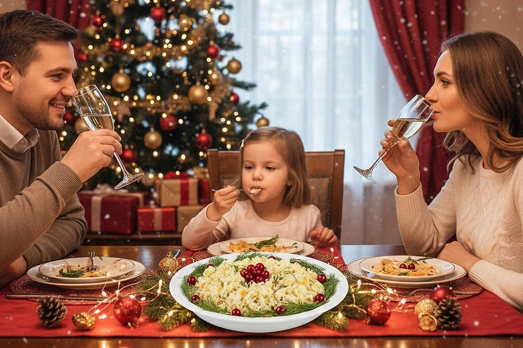 Что приготовить детям на 31 декабря: безопасные рецепты для праздника. Фото © Nano Banana AI