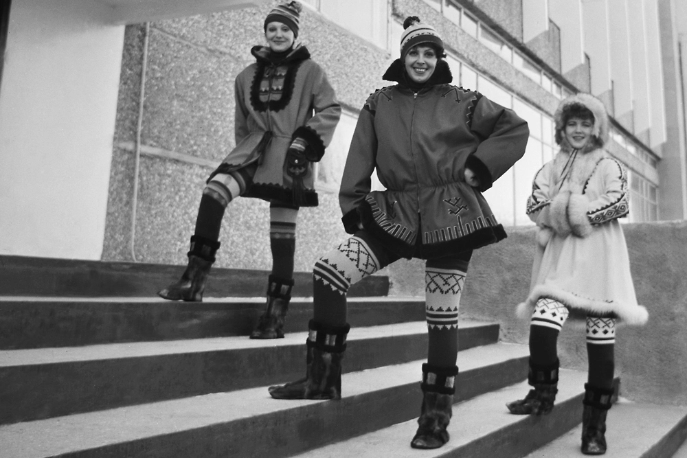 Колючие рейтузы, кошмар всех детей, который всё равно защищал их от холода. Фото © ТАСС / Анатолий Шляхов