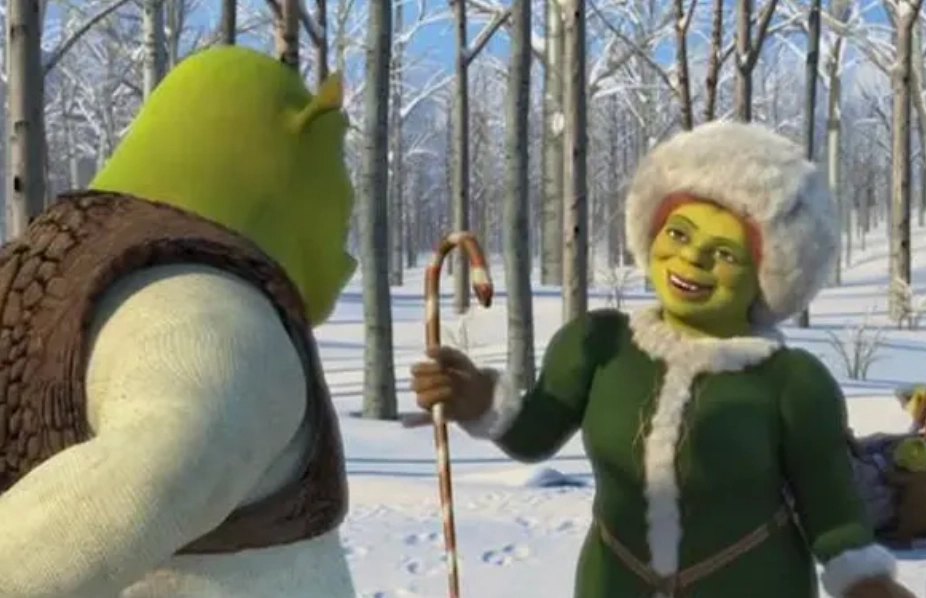Шрек примерил на себя роль Деда Мороза. Фото © Кадр из фильма «Шрек мороз, зелёный нос», режиссёр Гари Труздейл / Kinopoisk