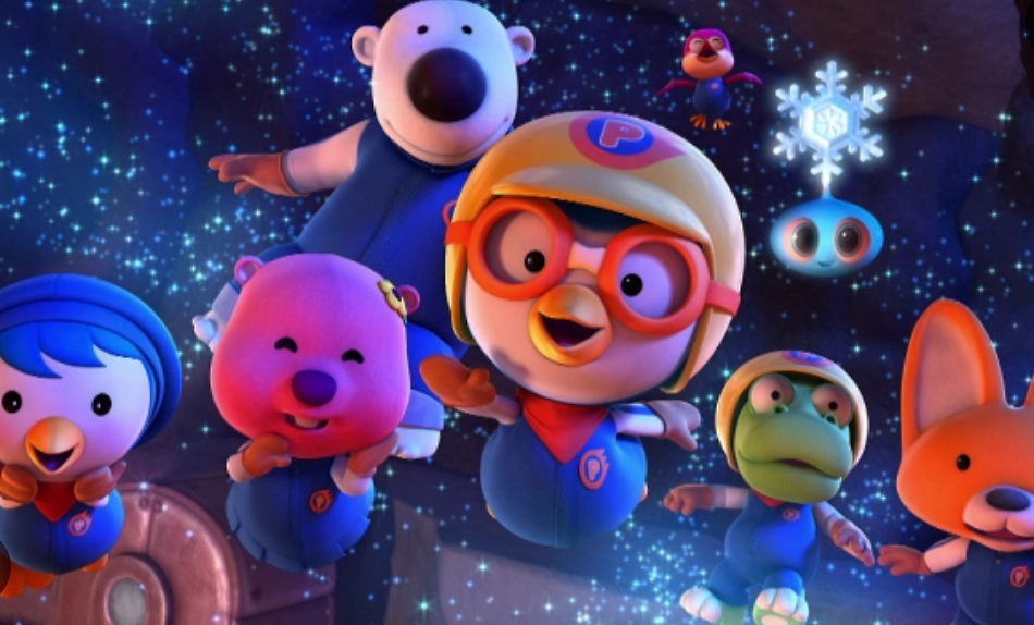 Пингвинёнок Пороро и его друзья в новогодней серии. Фото © Кадр из фильма «Пингвинёнок Пороро: Новогодние приключения», режиссёр Ким Иль-Хо и др. / Kinopoisk