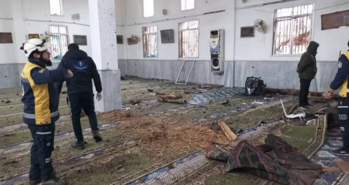 Взрыв произошел в шиитской мечети имама Али в Вади Дахаб. Фото © Х / @ScharoMaroof