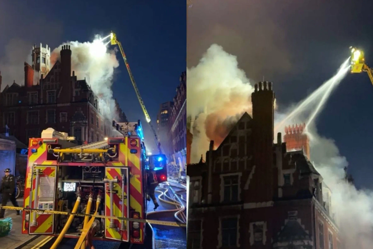 Кадры тушения пожара. Фото © Instagram (признан экстремистской организацией и запрещён на территории Российской Федерации) / jaredleto