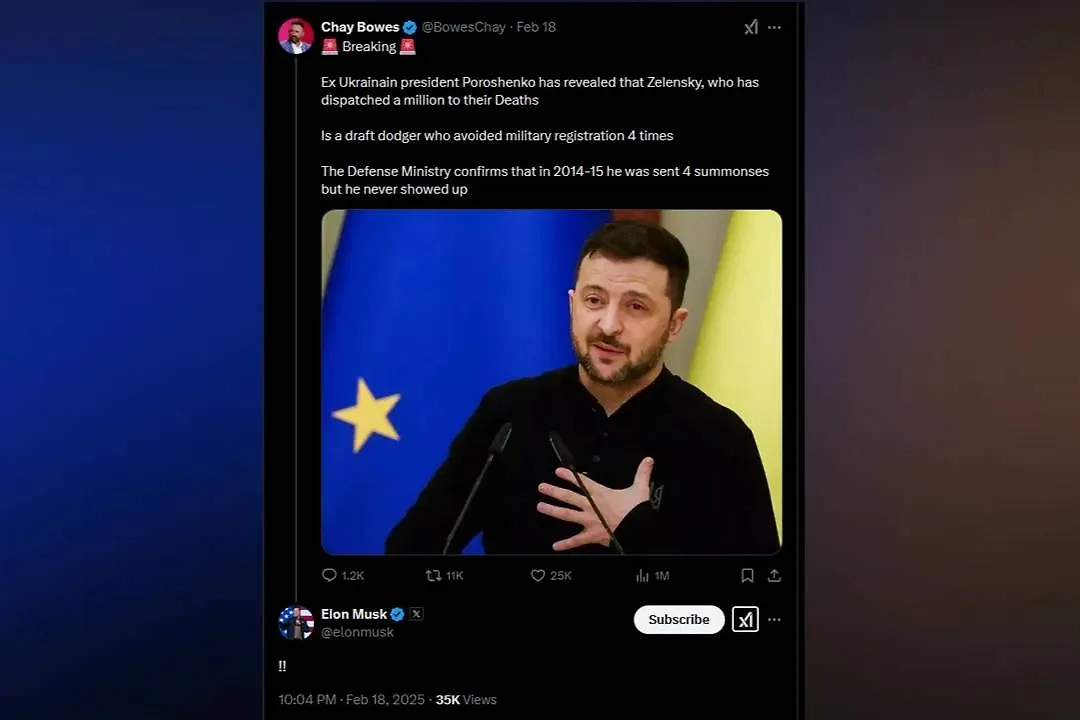 Реакция Илона Маска на пост журналиста. Скриншот © X / elonmusk