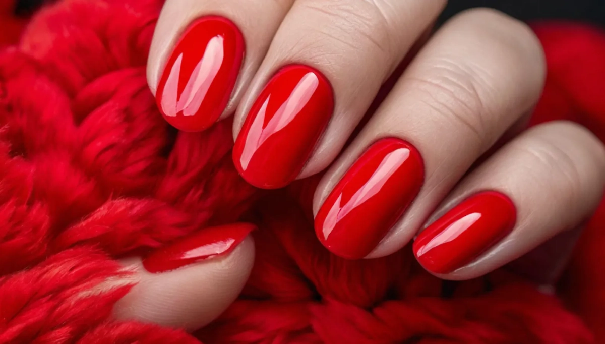 Красный — цвет наступившего китайского Нового года, он превратит маникюр в магнит для денег. Фото © «Шедеврум»