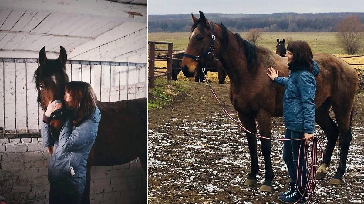 Кобыла Соната — та, с которой началась новая веха в центре. Фото из личного архива Ксении Ройковой