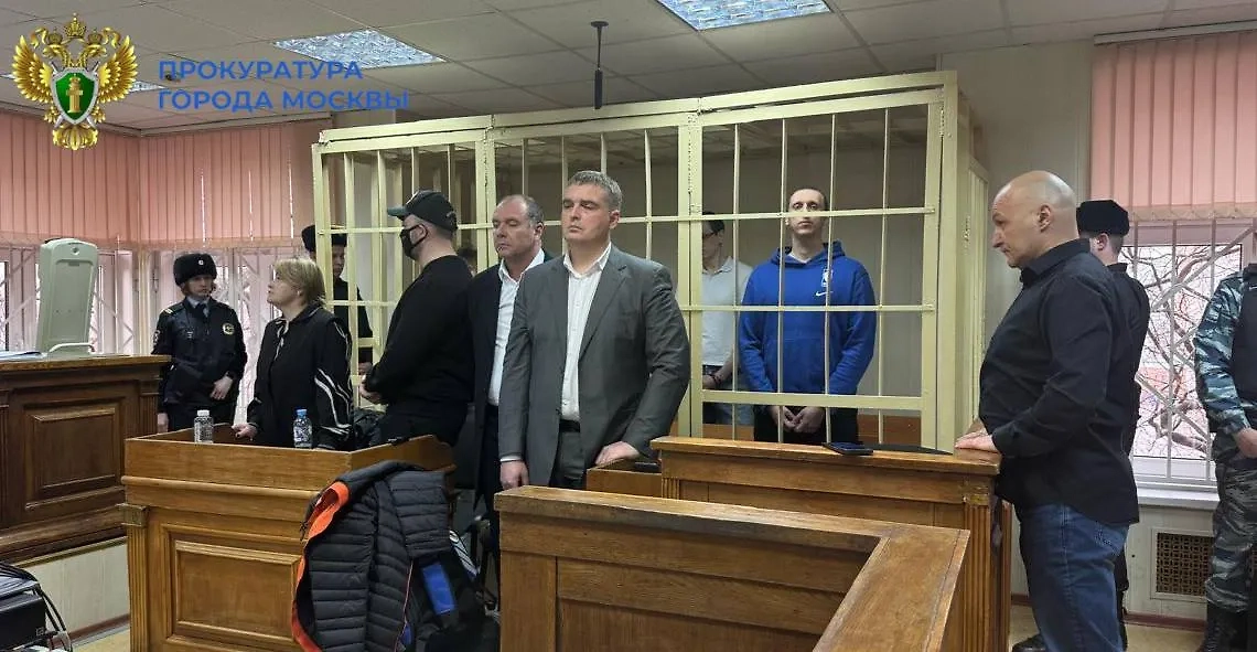 Заседание в зале суда. Фото © Telegram/ПРОКУРАТУРА МОСКВЫ