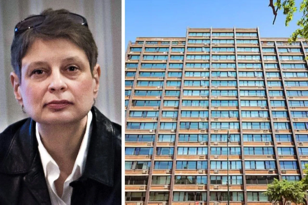 Нина Хрущёва и высотка на Манхэттене. Фото © Wikipedia / Center for the Study of Europe Boston University, © zillow