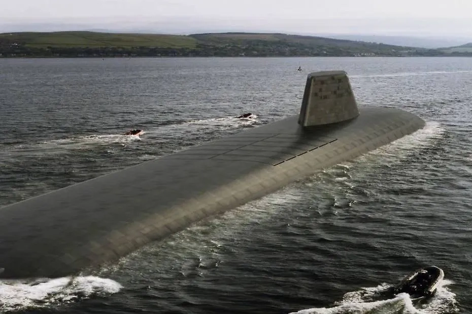 Подводная лодка класса «Дредноут». Фото © Wikipedia / Royal Navy