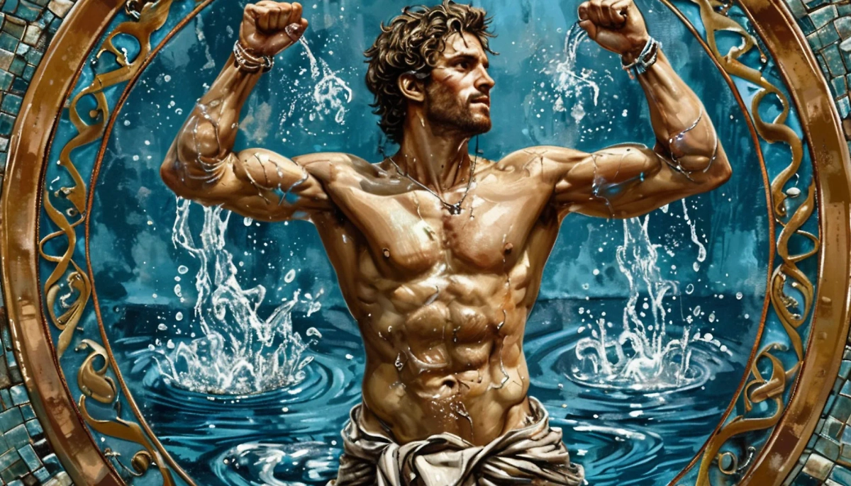 Знак зодиака Водолей. Может столкнуться с финансовыми рынками. Фото © «Шедеврум»