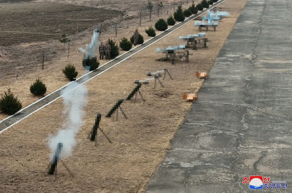 Испытания дронов-камикадзе КНДР. Фото © kcna.kp