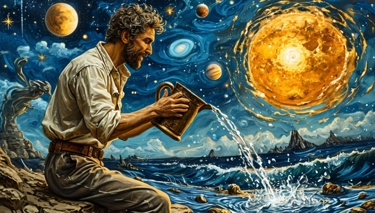 Конец коридора затмений 29 марта: что это значит для знака зодиака Водолей. Фото © «Шедеврум»