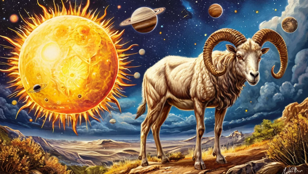 Конец коридора затмений 29 марта: что это значит для знака зодиака Овен. Фото © «Шедеврум»