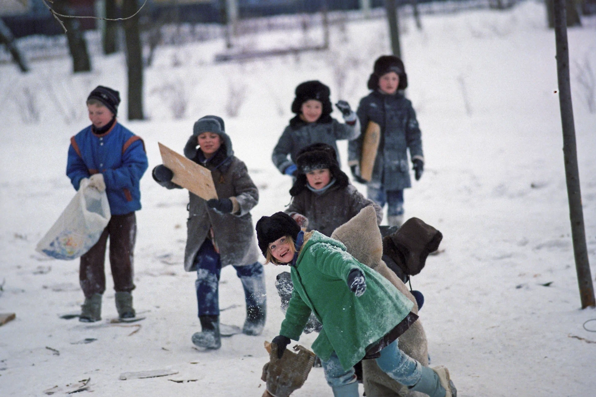 10 снимков детства в СССР: простые радости без технологий. Фото © ТАСС / Игорь Зотин