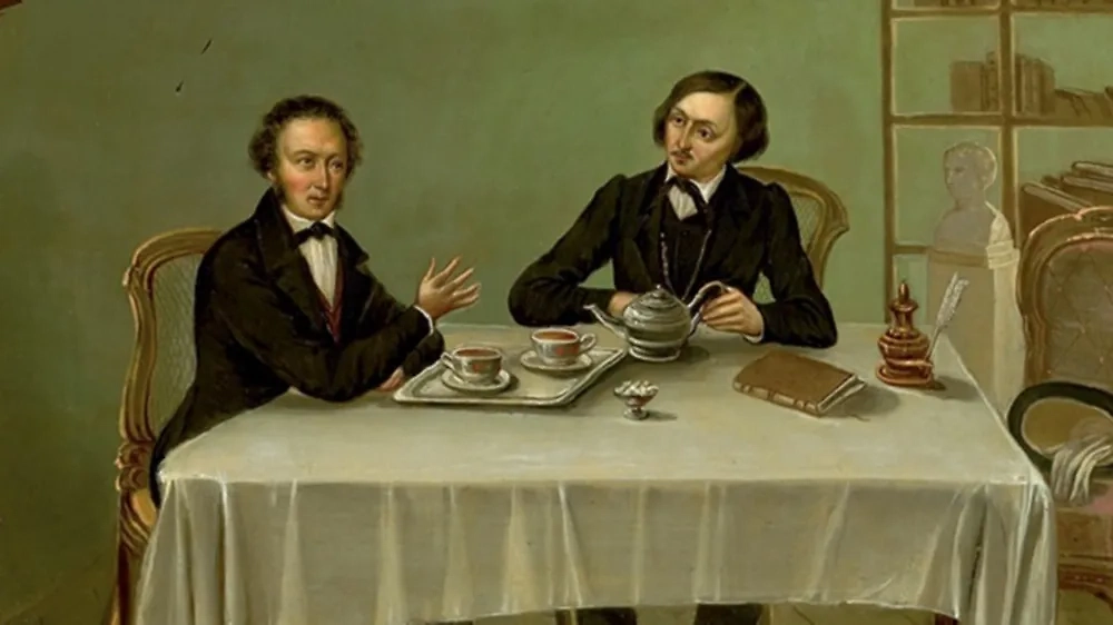 Александр Пушкин и Николай Гоголь. Фото © Wikipedia / Николай Михайлович Алексеев