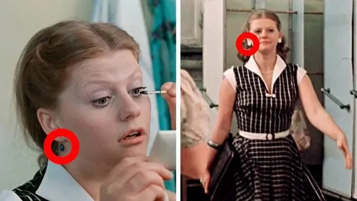 Серьги Люды в том же фильме тоже ведут себя странно. Фото © Кадр из фильма «Москва слезам не верит», режиссёр Владимир Меньшов, сценарист Валентин Черных / Kinopoisk