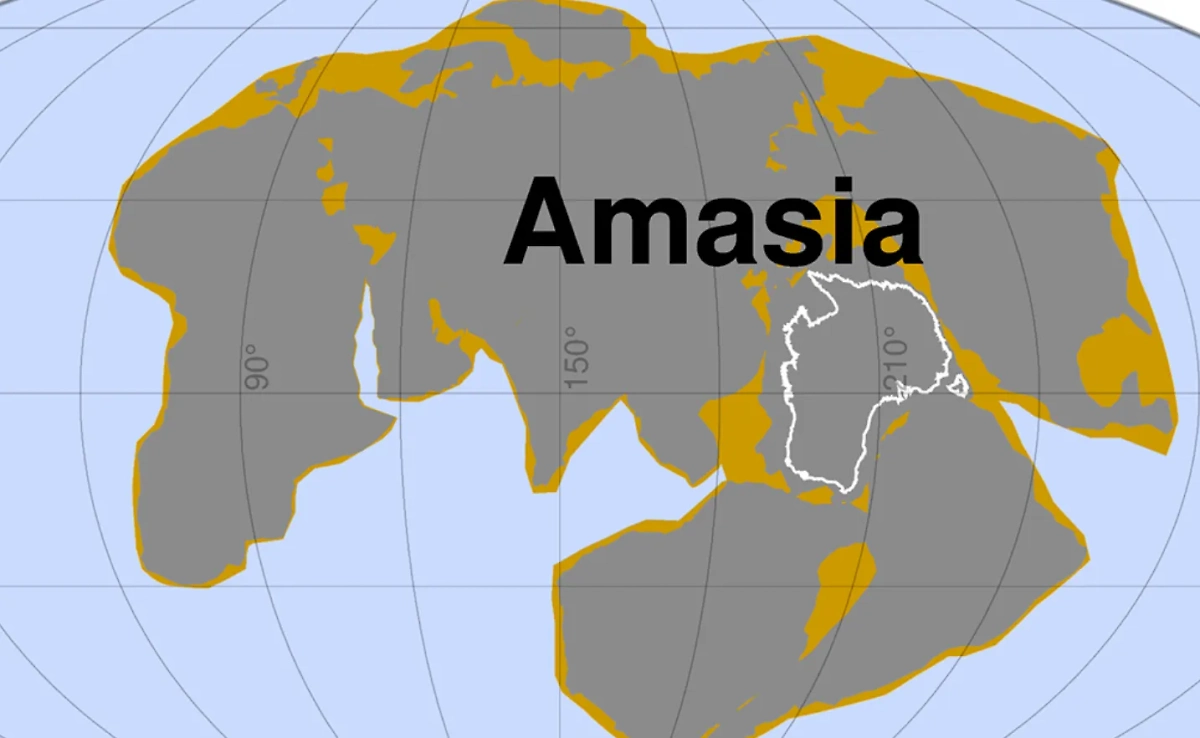 Будущий суперконтинент Амазия. Фото © curtin.edu.au