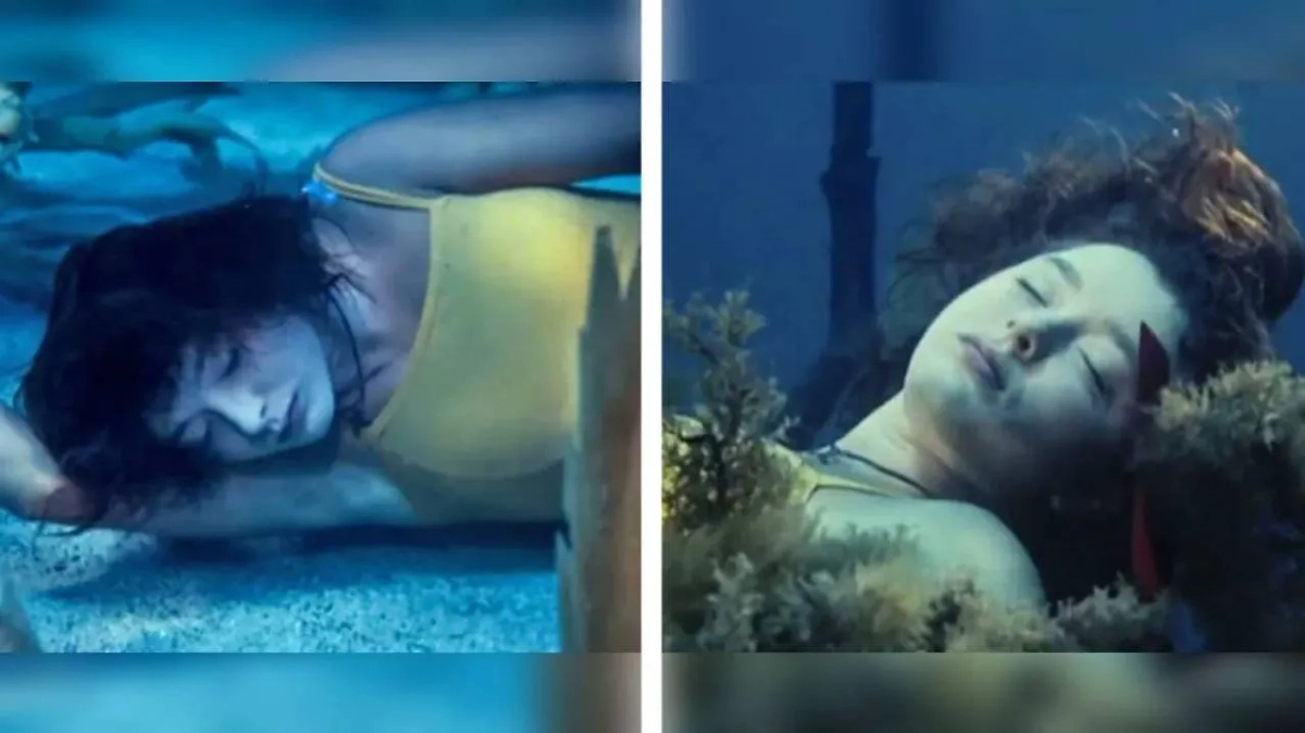 Гуттиэре в фильме «Человек-амфибия» достаточно нестабильно ведёт себя под водой. Фото © Кадры из фильма «Человек-aмфибия», режиссёр Владимир Чеботарёв, сценарист Алексей Кеплер / Kinopoisk
