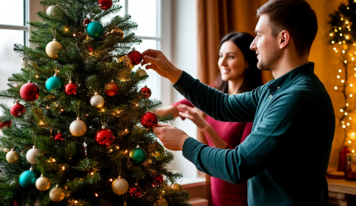 Что можно оставить из новогодних декораций, не навредив психике. Фото © «Шедеврум»