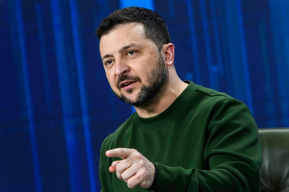 Глава киевского режима Зеленский. Фото © Shutterstock / FOTODOM / paparazzza