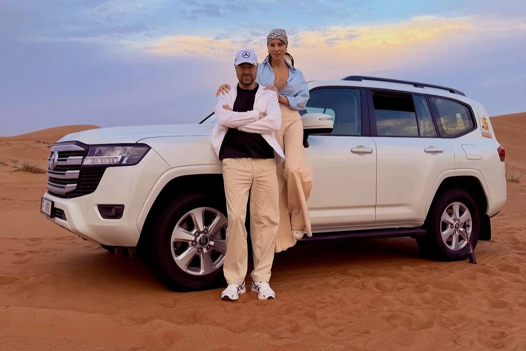 Полина Диброва и Роман Товстик уехали в ОАЭ. Фото © Instagram (признан экстремистской организацией и запрещён на территории Российской Федерации) / polinadibrova