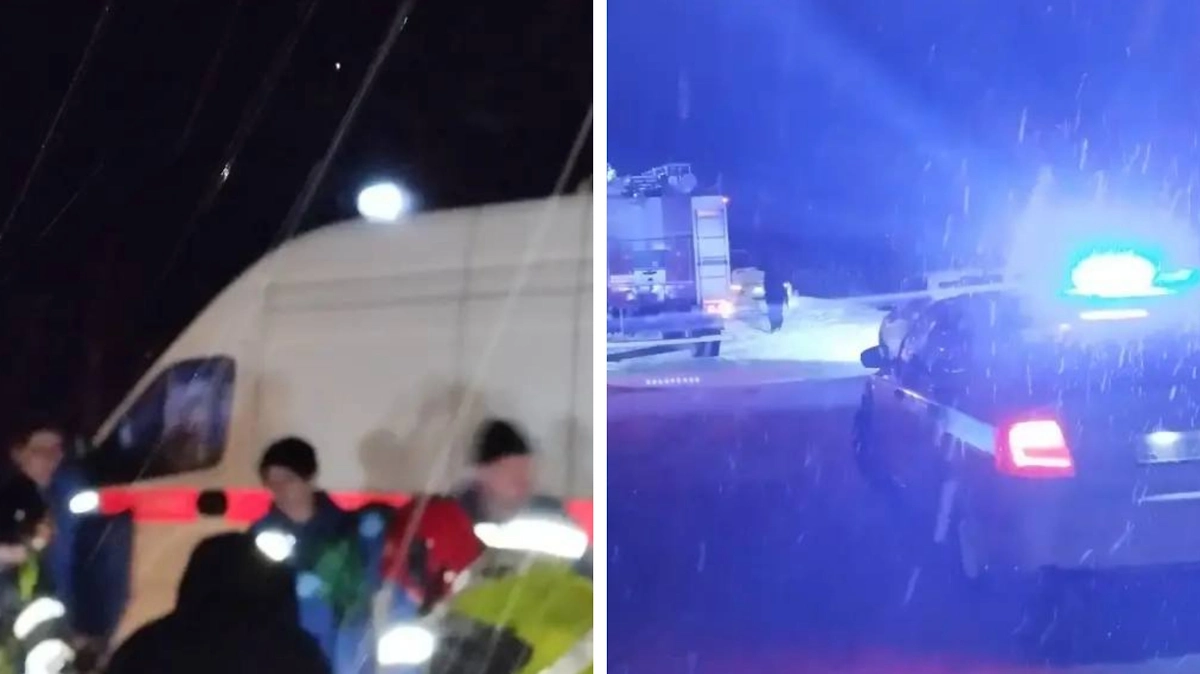 Девять человек пострадали в ДТП в Карелии. Фото © Telegram / Госкомитет Карелии по безопасности