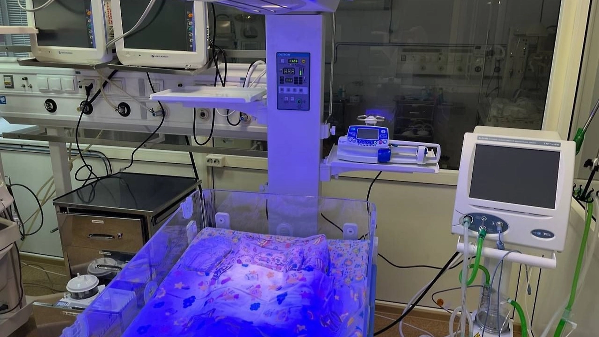 Новейшее оборудование простаивает в скандальном роддоме. Фото © Telegram / shot