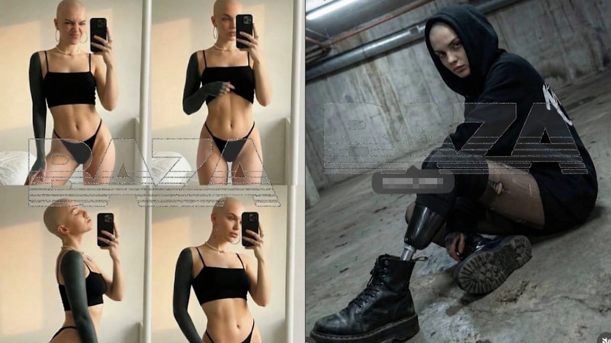 ИИ-модель, обманувшая бренд одежды. Фото © Telegram / Baza