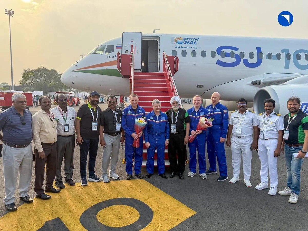 Кадр с выставки Wings India. Фото © Telegram / Ростех