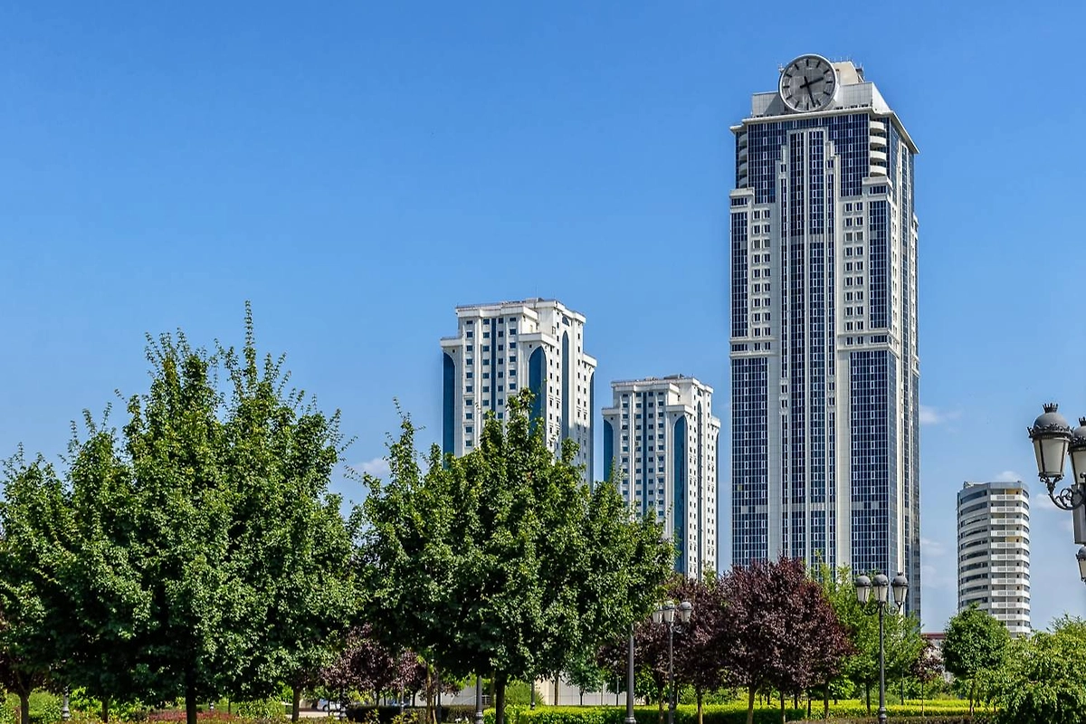 Башня «Олимп» в «Грозном-Сити». Фото © Wikipedia / Alexey Bartenyev